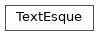 Inheritance diagram of kigadgets.item.TextEsque